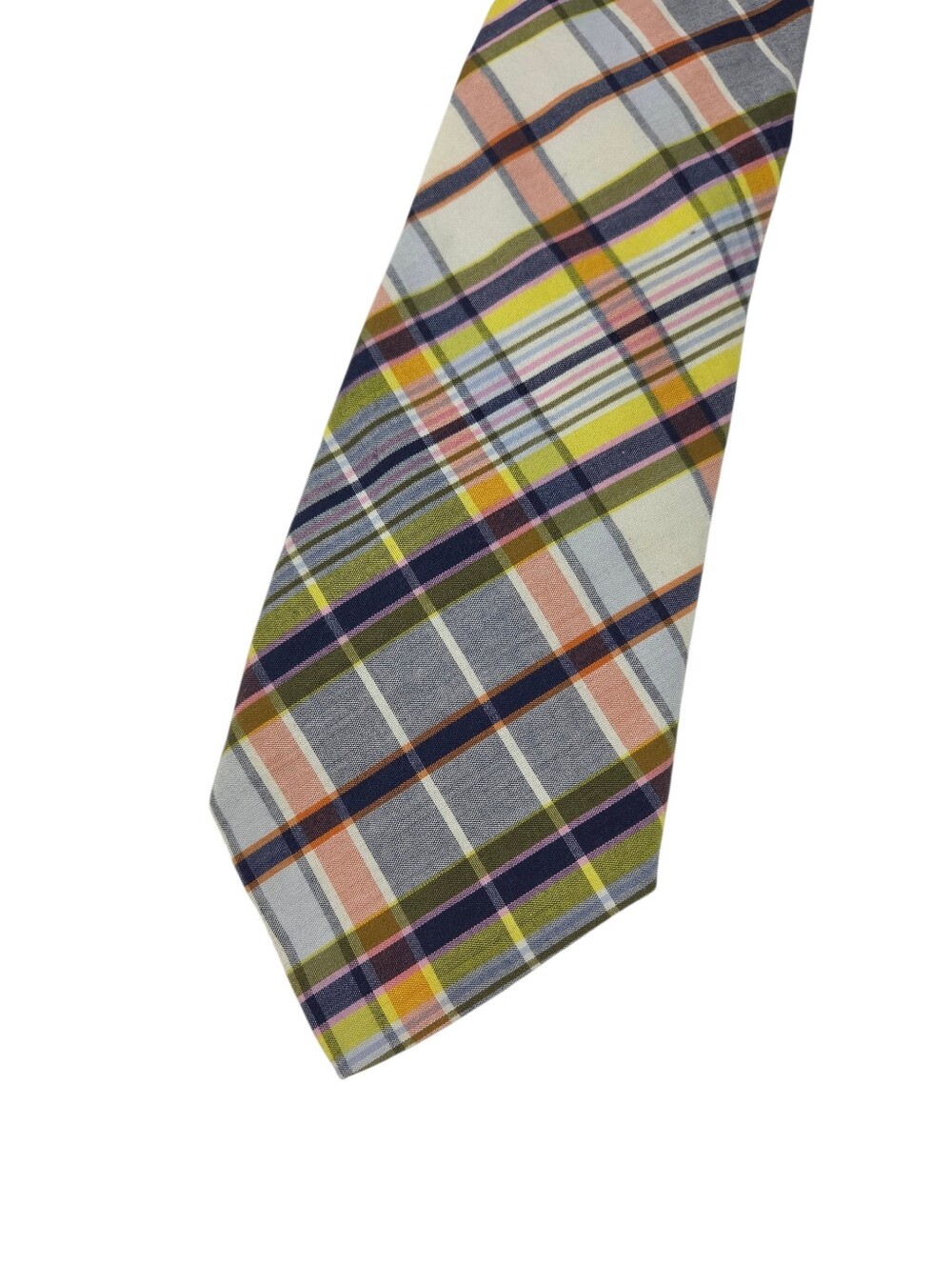J Crew Summer Tartan Cotton Tie